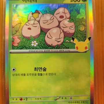 판매자가 찍은 아라리 카드 사진