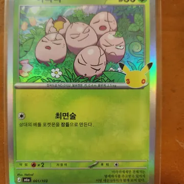 판매자가 찍은 아라리 카드 사진